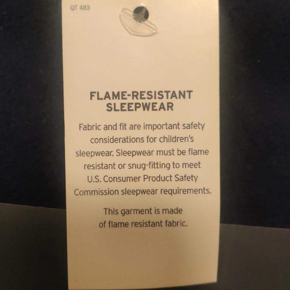 New!Lands' end Warm kids flame-resistant pants/ PJ/sleepwear set sz 8 Cottage Co